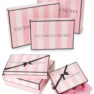 Lot of Rare Victoria’s Secret Gift Boxes 12.25" X 12.25" X 5"- Set of four boxes